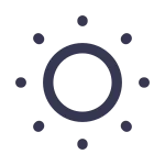 Sun SVG Icon